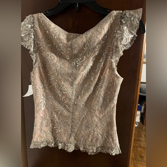 dressy top gold and blingy - Picture 2 of 3